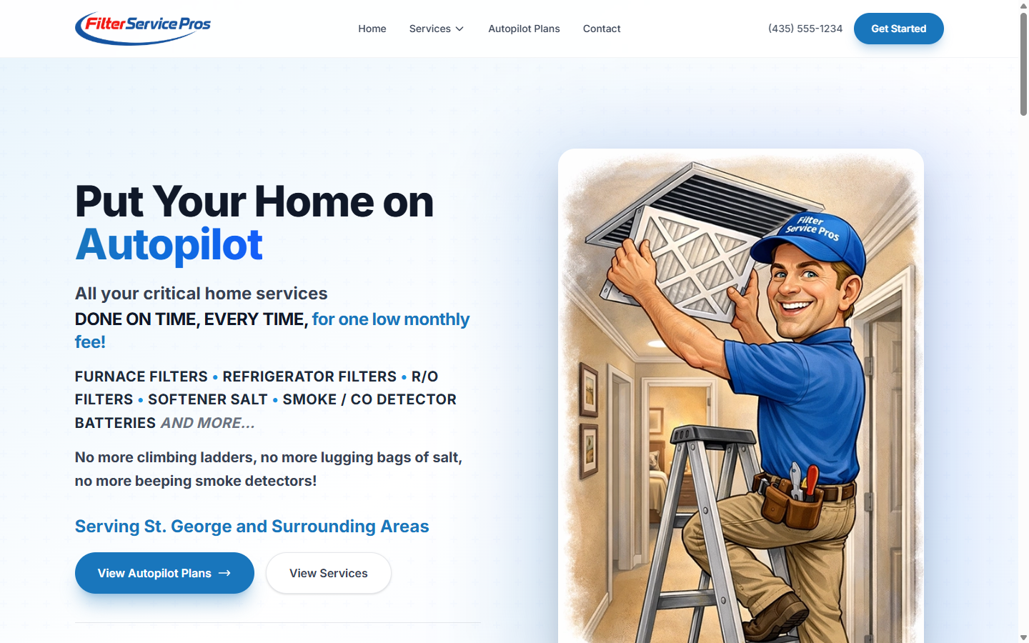 Filter Service Pros website