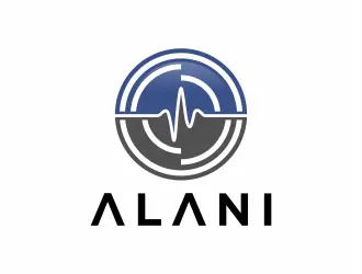 Alani logo design, concept 8