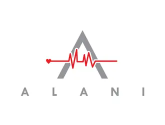 Alani logo design, concept 104
