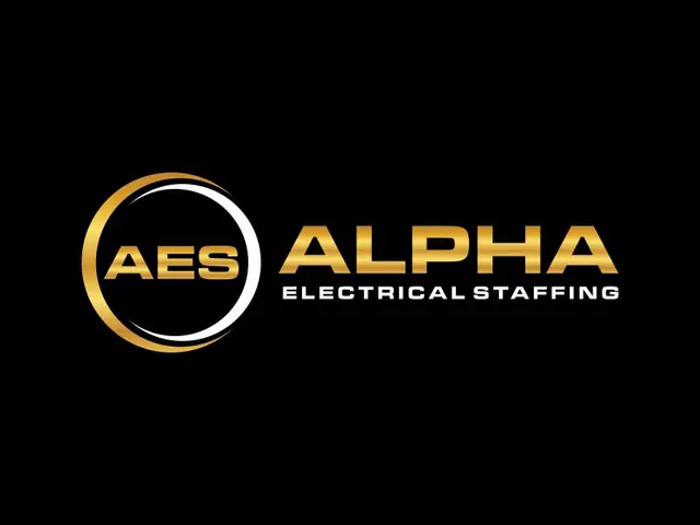 Alpha Electrical Staffing logo design, concept 8