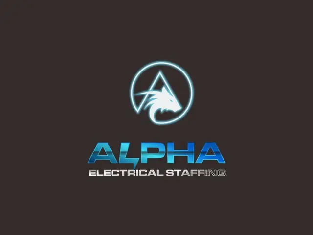 Alpha Electrical Staffing logo design, concept 15