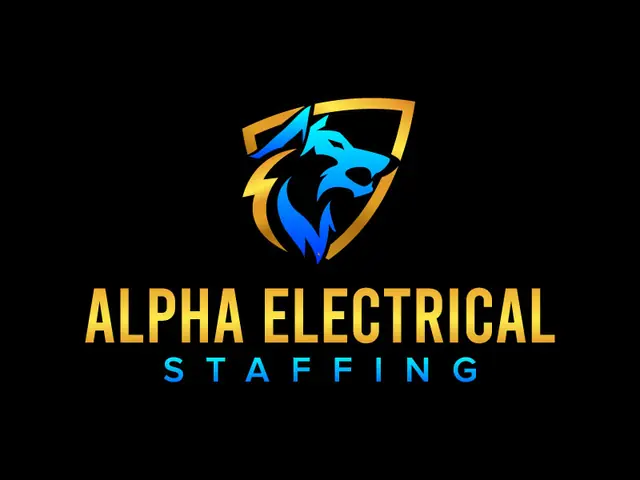 Alpha Electrical Staffing logo design, concept 18