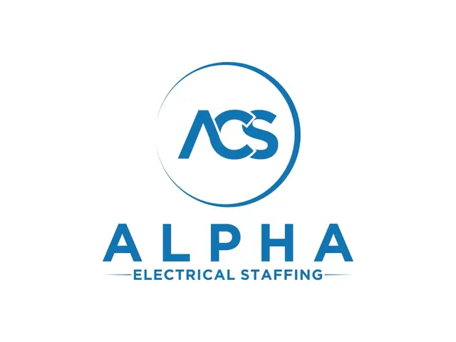 Alpha Electrical Staffing logo design, concept 40