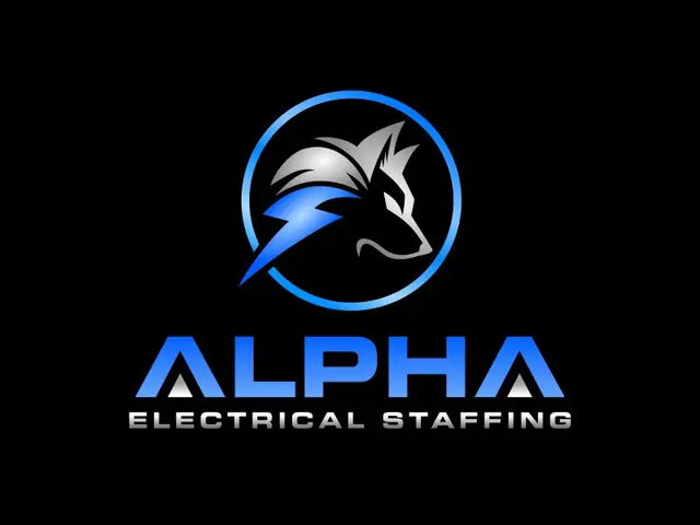 Alpha Electrical Staffing logo design, concept 45