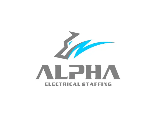 Alpha Electrical Staffing logo design, concept 48