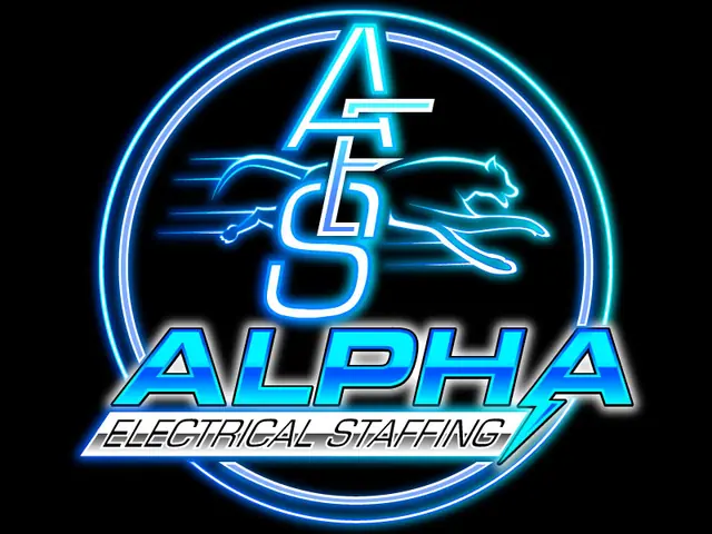 Alpha Electrical Staffing logo design, concept 56