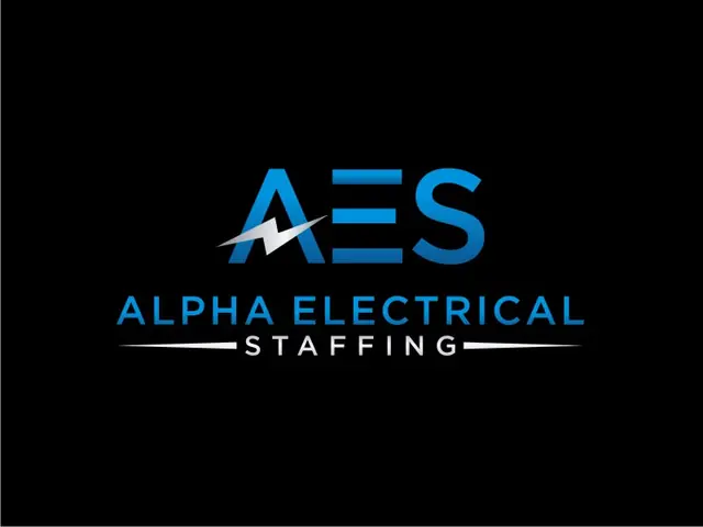 Alpha Electrical Staffing logo design, concept 66