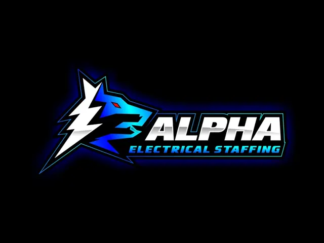 Alpha Electrical Staffing logo design, concept 71