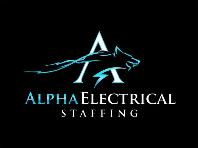 Alpha Electrical Staffing logo design, concept 75