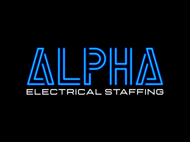 Alpha Electrical Staffing logo design, concept 76