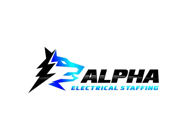 Alpha Electrical Staffing logo design, concept 78