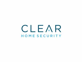 Clear Home Security logo design, concept 21