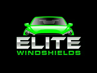 Elite Windshields logo design, concept 36