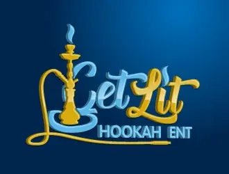 Get Lit Hookah Ent logo design, concept 15