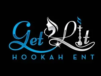 Get Lit Hookah Ent logo design, concept 38