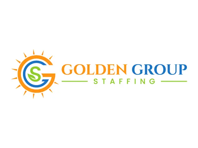 Golden Group Staffing logo design, concept 6