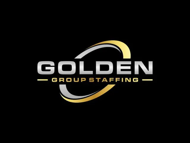 Golden Group Staffing logo design, concept 9