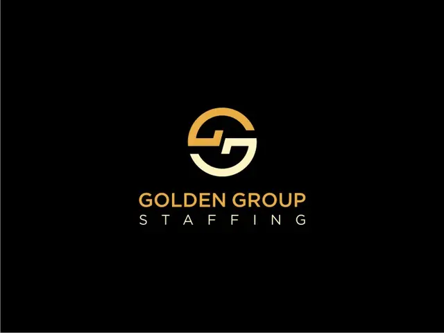 Golden Group Staffing logo design, concept 21
