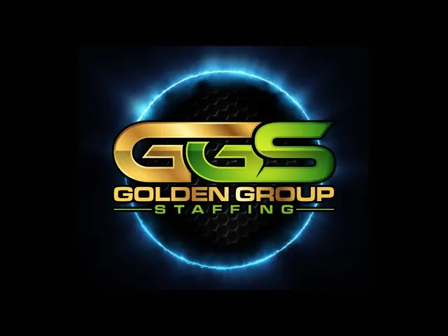 Golden Group Staffing logo design, concept 25
