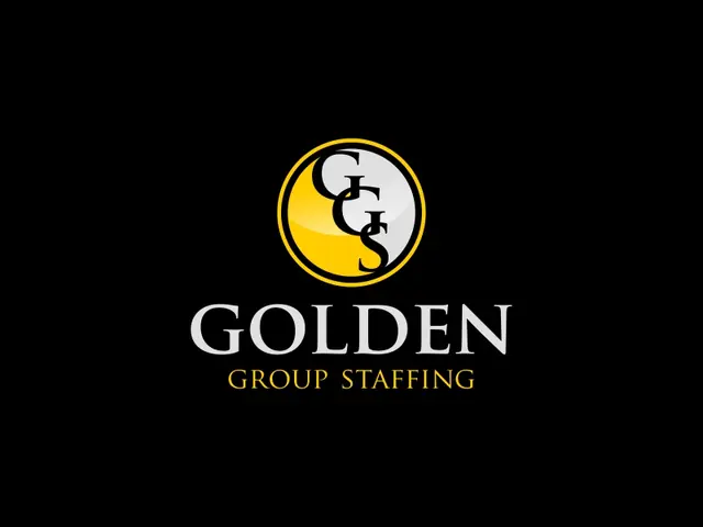 Golden Group Staffing logo design, concept 33