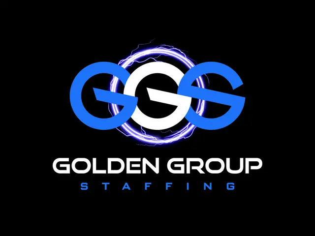 Golden Group Staffing logo design, concept 51