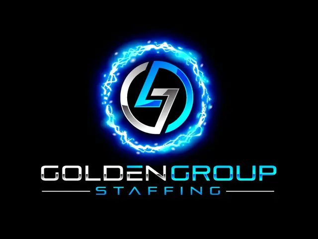 Golden Group Staffing logo design, concept 104