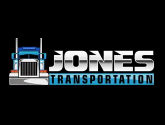 Jones Transportation logo design, concept 15