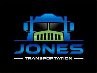Jones Transportation logo design, concept 20