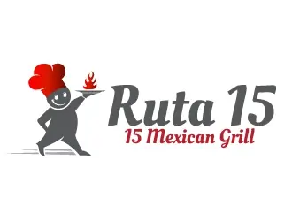 Ruta 15 Mexican Grill logo design, concept 3