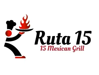 Ruta 15 Mexican Grill logo design, concept 4