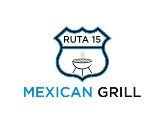 Ruta 15 Mexican Grill logo design, concept 6