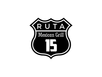 Ruta 15 Mexican Grill logo design, concept 11