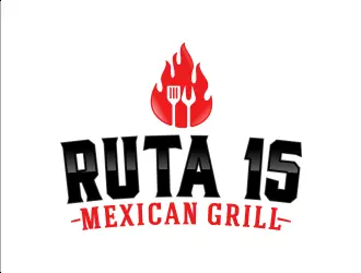 Ruta 15 Mexican Grill logo design, concept 17