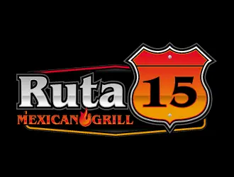 Ruta 15 Mexican Grill logo design, concept 26