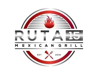 Ruta 15 Mexican Grill logo design, concept 47