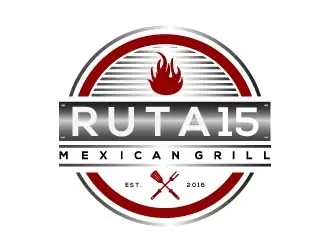 Ruta 15 Mexican Grill logo design, concept 53