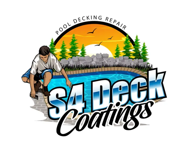 S4 Deck Coatings logo design, concept 13